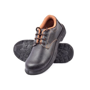 AGARSON SYNTHETIC LEATHER SAFETY SHOES WITH STEEL TOE SIZES: 7 - COPPER-15844 (ISI CERTIFIED)