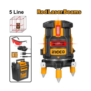 INGCO SELF-LEVELING LINE LASER(RED LASER BEAMS) 30METER - HLL306505