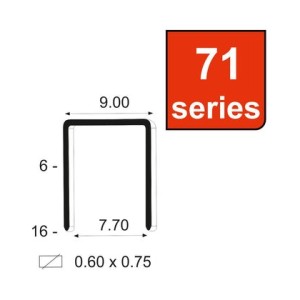 KAYMO STAPLES 7112 SS 71 SERIES ST7112 SS (30000PCS/BOX)