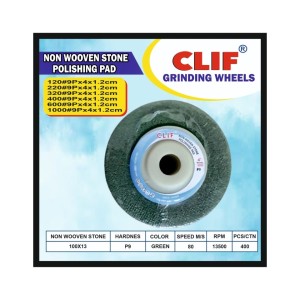 CLIF STONE POLISHING PAD 600# 9PX4X1.2CM GREEN