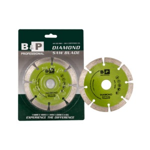 B&P DIAMOND SAW BLADE 110MMX10MM 8 SEG