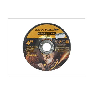 SILVER BULLET GRINDING DC WHEEL. 4"X6 MM BLACK - DCB 046
