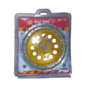 MAF INDIA 7'' DOUBLE SEGMENT CUP WHEEL MPDC-180