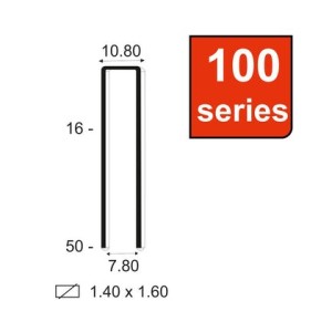 KAYMO STAPLES 10050 - 8000N/BOX 100 SERIES ST10050-8K (8000PCS/BOX)