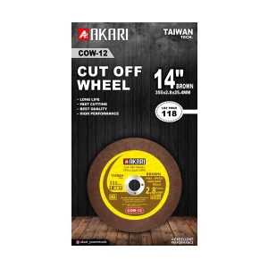 AKARI CUT OF WHEEL 355 X 2.5MM (14") BROWN (1NET) (40PCS)