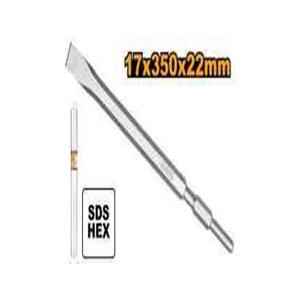 INGCO HEX CHISEL 17X350X22MM FLAT - DBC0523501