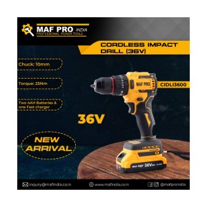 MAF 36v Cordless Impact Drill Kit - CIDLI3600