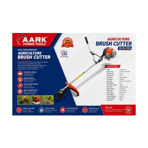AARK BRUSH CUTTER WITH ROD 51.7CC - 2-STROKE - AK-BC-305A