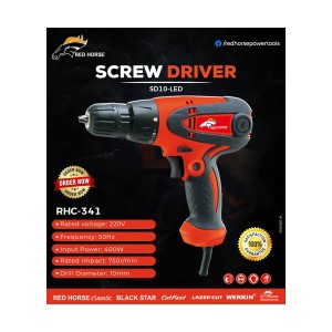 RED HORSE ELECTRIC SCREWDRIVER 10LED - RH - 341