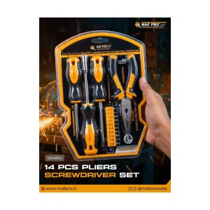 MAF PRO 14 PCS PLIERS SCREWDRIVER SET - 604814