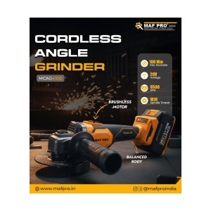 MAF PRO LITHIUM-ION CORDLESS ANGLE GRINDER 100MM 20V - MCAG4100