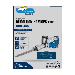 RED HORSE DEMOLITION HAMMER PH65 4500W - RHC-465
