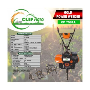 CLIF AGRO POWER WEEDER 7.5HP 170F - CP 7501A